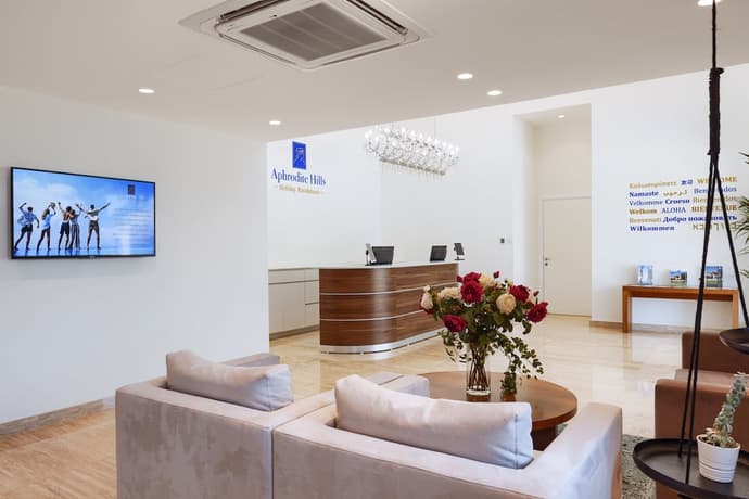 Aphrodite Hills Rentals – Superior Villas, Reception