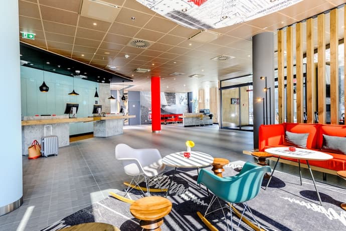 Ibis Wien Hauptbahnhof, Lobby