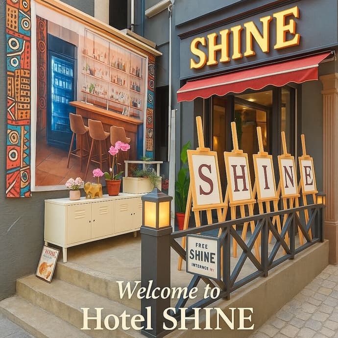 Shine Hotel, Primary image