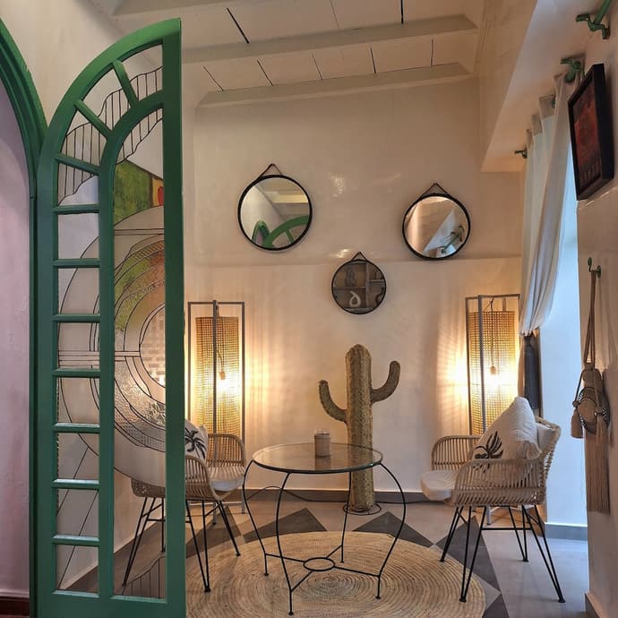 Riad Dar El Grably, Lobby sitting area