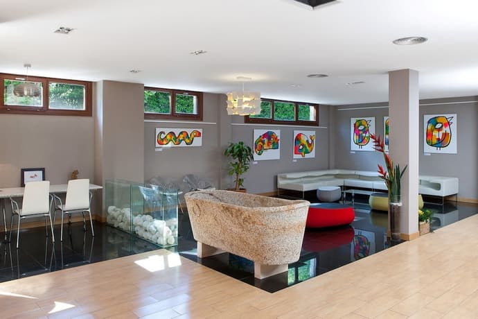 Hotel Balneario Areatza, Lobby sitting area