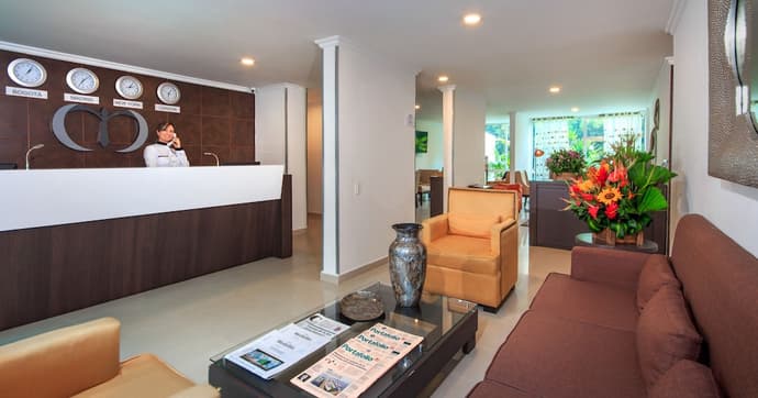 The Morgana Poblado Suites Hotel, Lobby sitting area