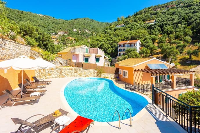 Villa Konstantinos Large Private Pool Walk to Beach Sea Views A C Wifi - 354, Primary image