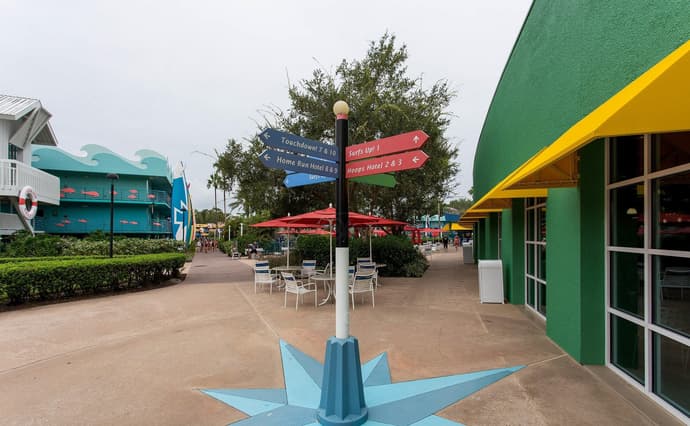 Disney's All Star Sports Resort, Exterior View