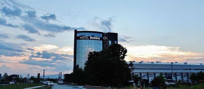 Russia Hotel Skopje, General view