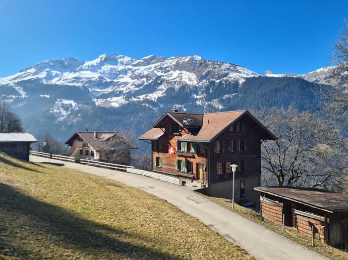 Traditional chalet in Wengen - Top Floor, 