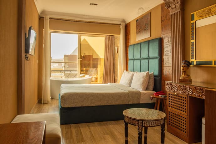 BrassJimmy pyramids view, 