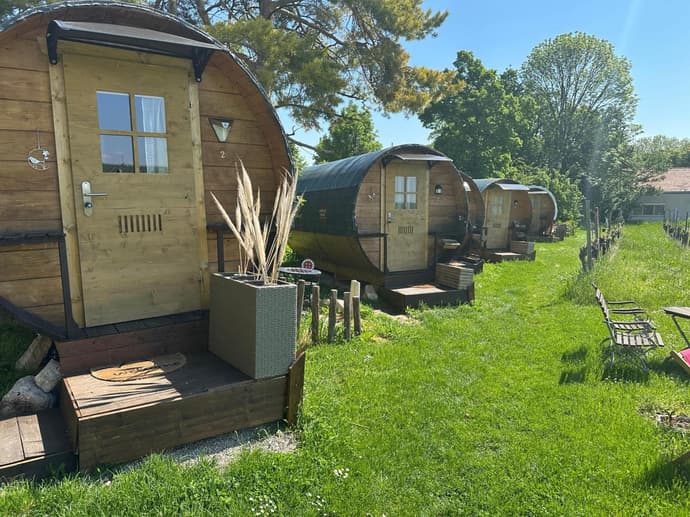 Schlaffass - Schlafen im Holzfass Thallern, 