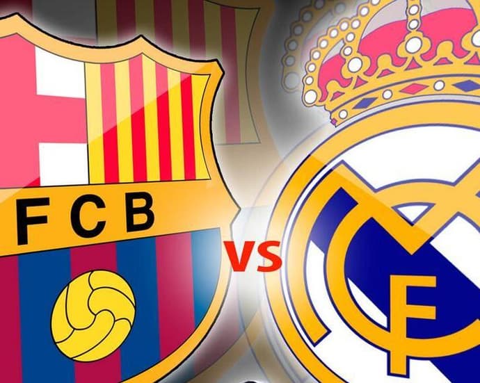 Super clásico español Real Madrid VS Barcelona