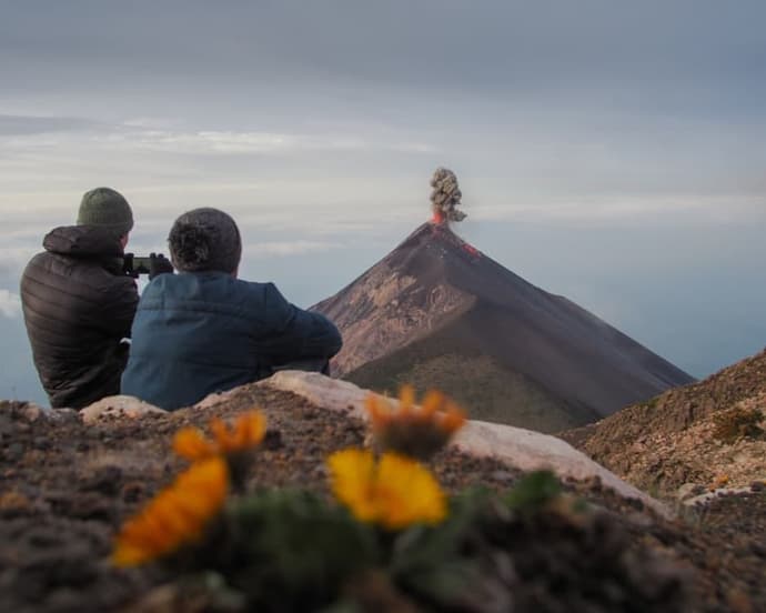 Guatemala y Volcán Acatenango