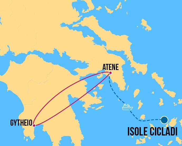 Atene e Penisola di Mani