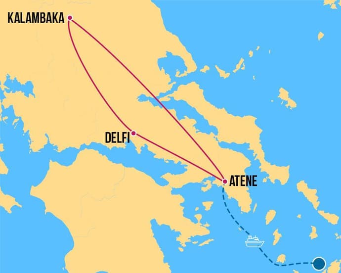 Atene, Delphi e Meteore