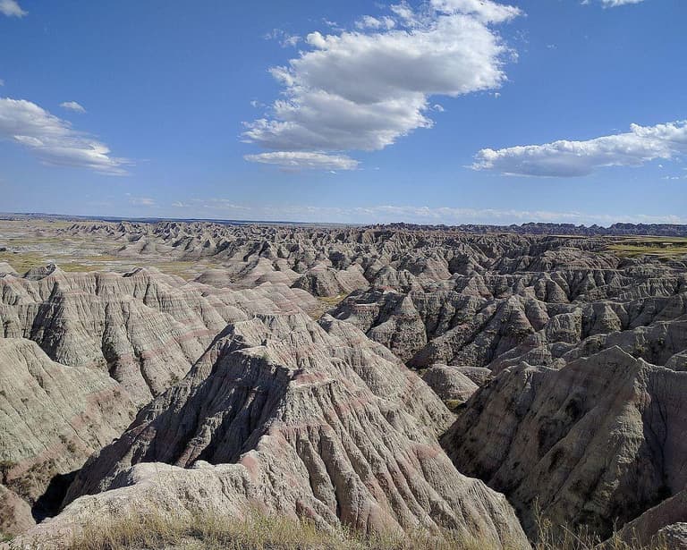 Badlands National Park SD, Vereinigte Staaten von Amerika