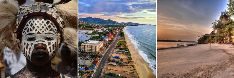 Billede - Man (Cote Ivoire) | Freetown (Sieera Leone) | Bijagos Archipelago (Guinea Bissau)