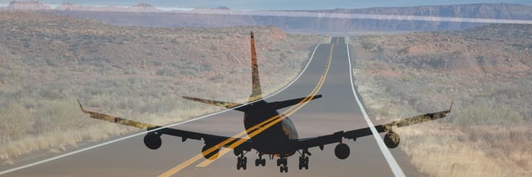 Beeld - Vliegen en rijden maar