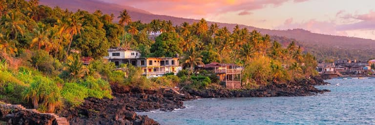 Billede - Kystlinjen på Grand Comore