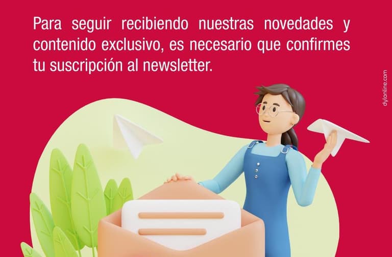 Imagen - Confirmá tu suscripción a nuestra Newsletter