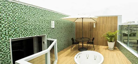 Hotel Astoria Copacabana, Terraço/pátio