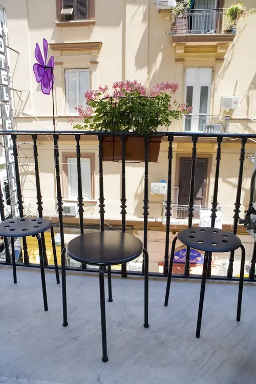 Hotel Cine Holiday, Varanda